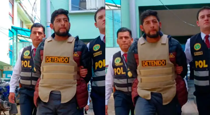 Sujeto fue trasladado de la Divincri Cusco hacia la Fiscalía.