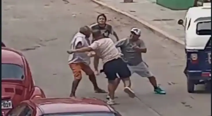Venezolanos que atacaron con cuchillo a dos hermanos en Chorrillos