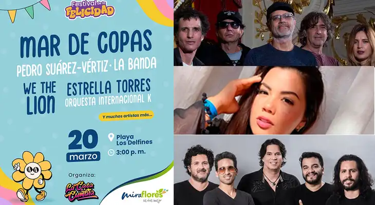 Gran evento en Miraflores por el Día Internacional de la Felicidad. Gran evento en Miraflores por el Día Internacional de la Felicidad.