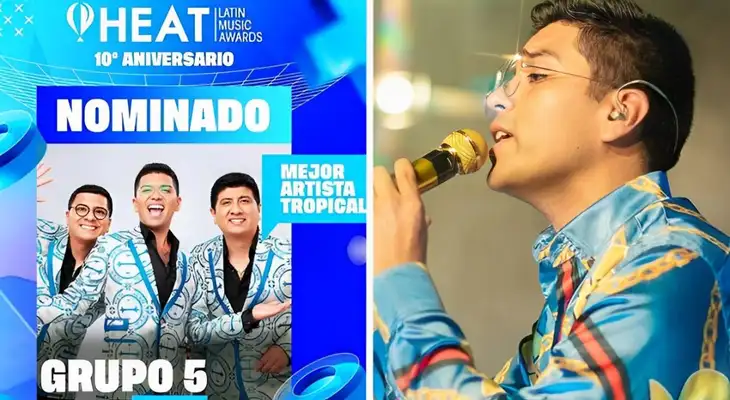 Grupo 5 es nominado a los Premios Heat 2024. Grupo 5 es nominado a los Premios Heat 2024.