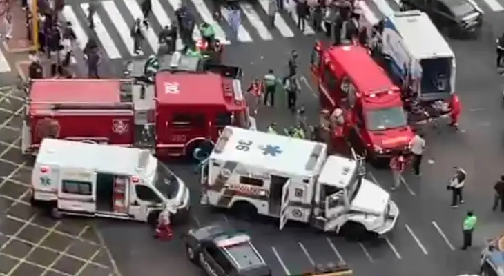 Accidente de tránsito sucedió en la cuadra 21 de la avenida Brasil en Pueblo Libre. Accidente de tránsito sucedió en la cuadra 21 de la avenida Brasil en Pueblo Libre.