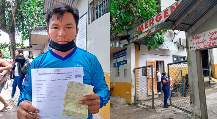 Padre de bebé pide ayuda a la población de Iquitos luego que su bebé naciera sin brazos. Padre de bebé pide ayuda a la población de Iquitos luego que su bebé naciera sin brazos.