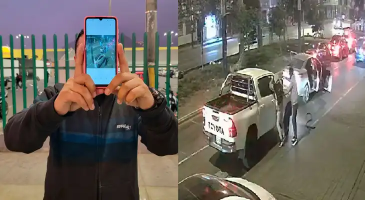 Policía no opuso resistencia en el robo de su camioneta y recibió un cachazo de arma en su cabeza.