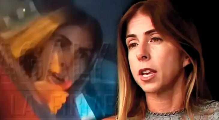 Fiorella Cayo se exaltó tras intervensión policial. Fiorella Cayo se exaltó tras intervensión policial.