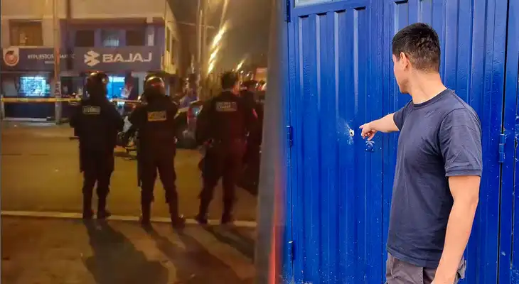 Policía resultó herido en la pierna al enfrentarse con marcas. Policía resultó herido en la pierna al enfrentarse con marcas.