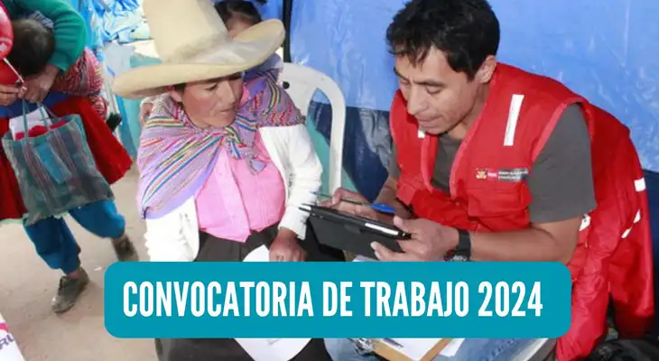 Estas son las ofertas laborables disponibles para postular en la convocatoria CAS del Programa Juntos.
