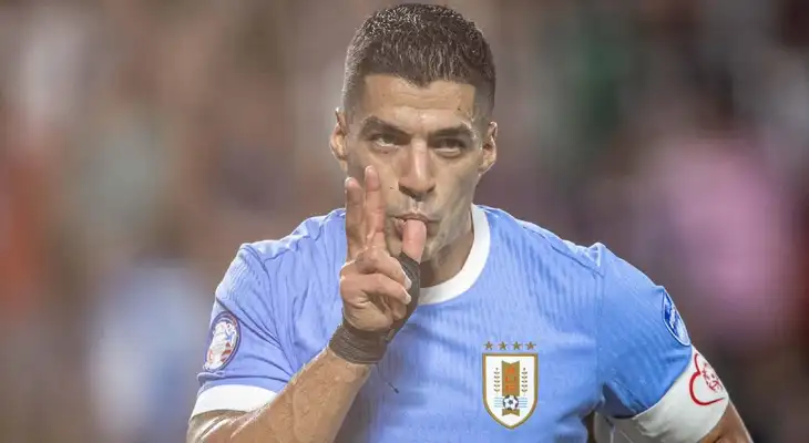 Luis Suárez jugó su último partido con la selección de Uruguay en la Copa América 2024 Luis Suárez jugó su último partido con la selección de Uruguay en la Copa América 2024