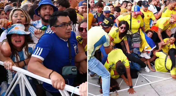 Argentina vs. Colombia: inédito video revela cómo se iniciaron los enfrentamientos entre hinchas y policía Argentina vs. Colombia: inédito video revela cómo se iniciaron los enfrentamientos entre hinchas y policía
