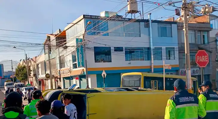 El accidente ocurrió a plena luz del día en una de las zonas más exclusivas de Arequipa. El accidente ocurrió a plena luz del día en una de las zonas más exclusivas de Arequipa.