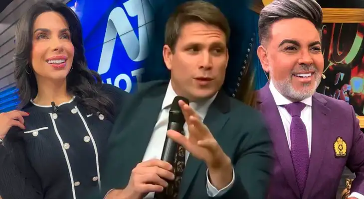 Paco Bazán se entera que Ely Yutronic también enlazaba su programa con el de Andrés Hurtado. Paco Bazán se entera que Ely Yutronic también enlazaba su programa con el de Andrés Hurtado.