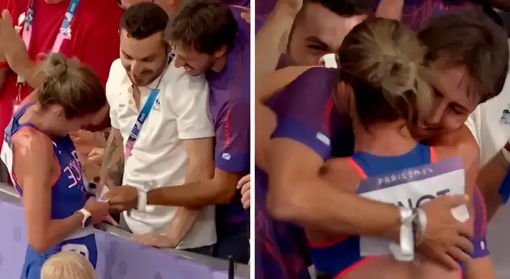 Paris 2024: Atleta francesa le propone matrimonio a su novio tras romper récord en las olimpiadas