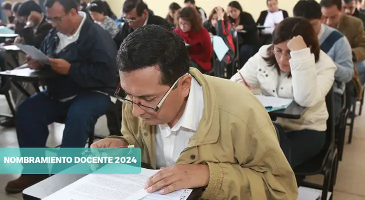 Nombramiento docente 2024 a nivel nacional.