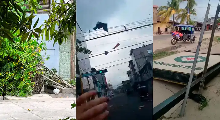 Fuertes vientos afectaron a la población de Iquitos. Fuertes vientos afectaron a la población de Iquitos.
