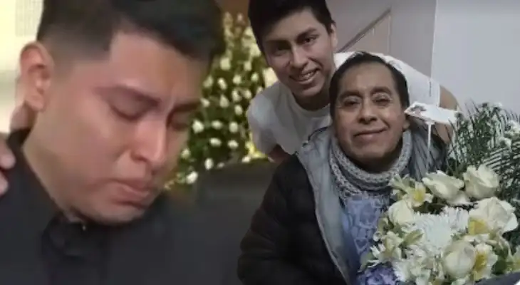 Billy Yaipén rompe en llanto tras dedicarle sentidas palabras a su padre Víctor Yaipén.