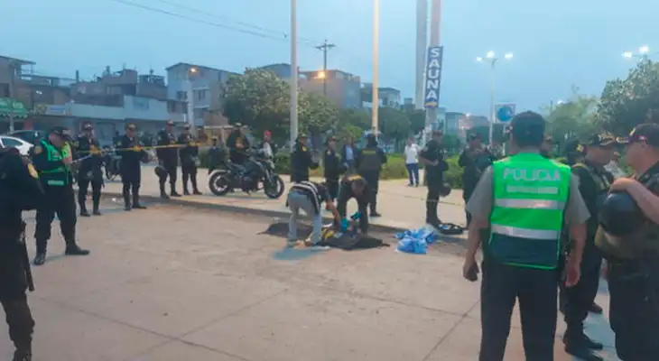 Villa El Salvador: venezolano huye de operativo y muere tras chocar su moto con el auto de un policía