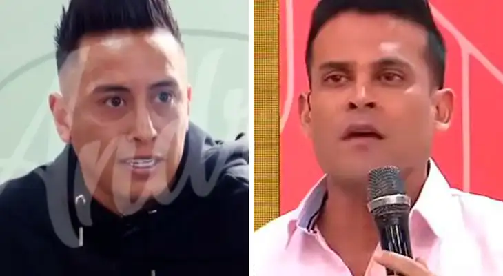 Christian Cueva confesó que mantuvo intensa conversación con Christian Domínguez previo a oficializar a Pamela Franco. Christian Cueva confesó que mantuvo intensa conversación con Christian Domínguez previo a oficializar a Pamela Franco.