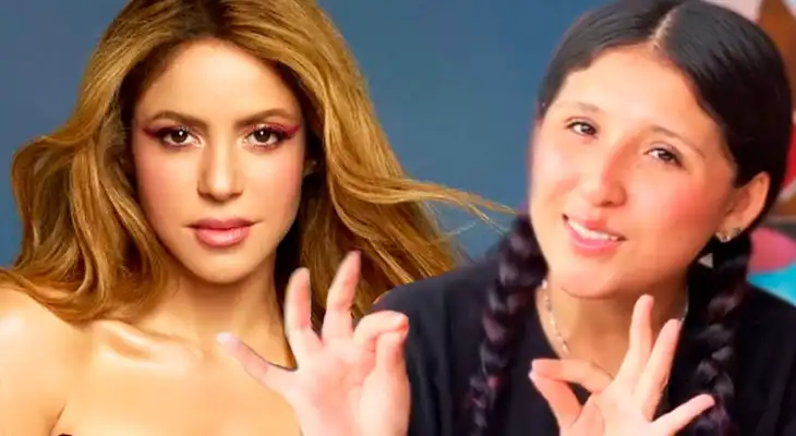 Milena Wharton sorprendió a Shakira. Milena Wharton sorprendió a Shakira.