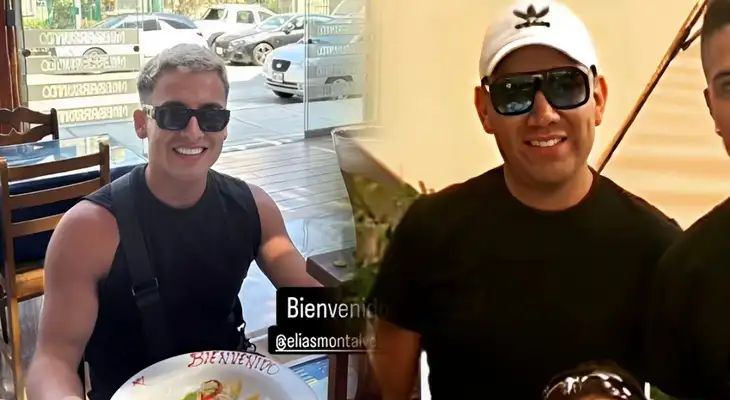 Elías Montalvo y Peter Fajardo, productor de 'Esto es guerra', fueron captados en el MISMO restaurante antes de CONFIRMARSE su romance Elías Montalvo y Peter Fajardo, productor de 'Esto es guerra', fueron captados en el MISMO restaurante antes de CONFIRMARSE su romance