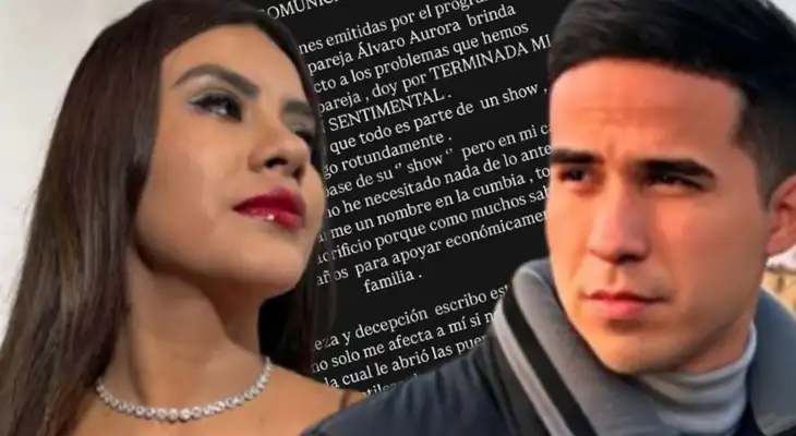Thamara Gómez anuncia con tristeza el fin de su relación con Álvaro Aurora. Thamara Gómez anuncia con tristeza el fin de su relación con Álvaro Aurora.