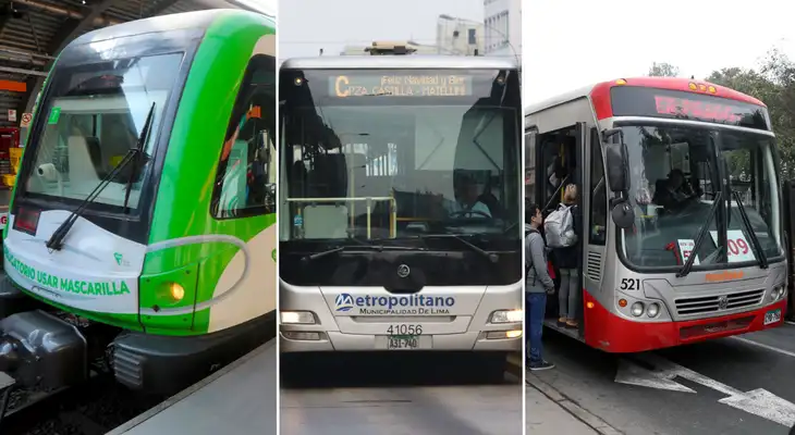 Paro de transportistas y cambios en el Metropolitano, Metro de Lima y más.