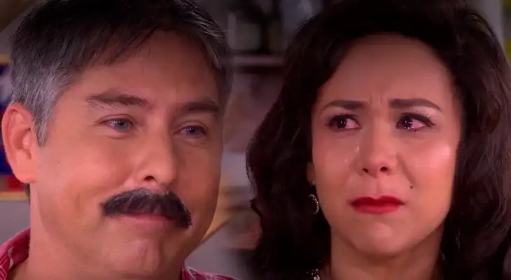 'Tito' y 'Teresita' se despiden con tiernas palabras.