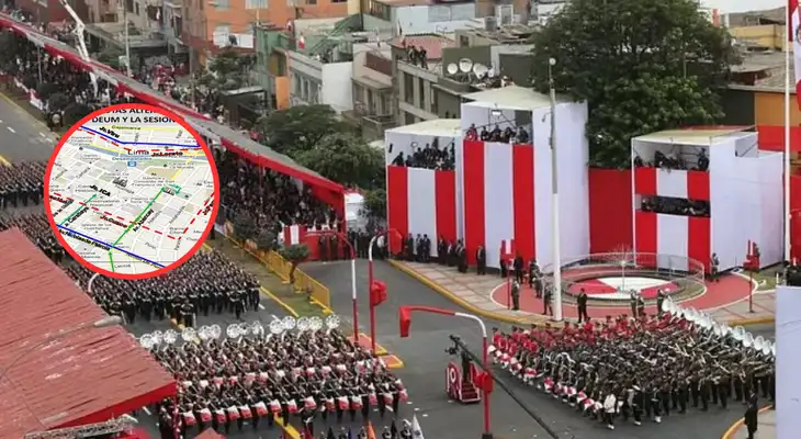 ¡Atención! Estas calles estarán cerradas por Fiestas Patrias y podrían afectar tu ruta este 28 y 29 de Julio