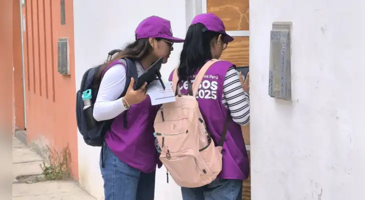 INEI incorporó esta edición un botón de pánico ante cualquier percanse con sus censistas INEI incorporó esta edición un botón de pánico ante cualquier percanse con sus censistas