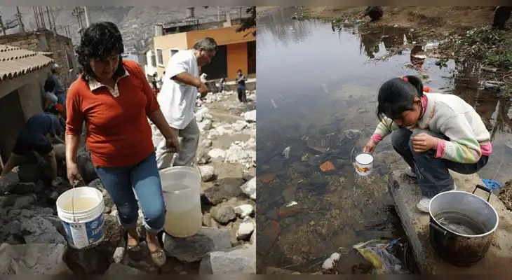 Millones de peruanos consumen agua con metales, bacterias y microplásticos. Millones de peruanos consumen agua con metales, bacterias y microplásticos.