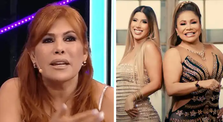 La conductora arremete contra las cantantes. La conductora arremete contra las cantantes.