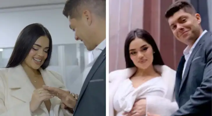 La colombiana y el uruguayo sorprenden con este mensaje. La colombiana y el uruguayo sorprenden con este mensaje.