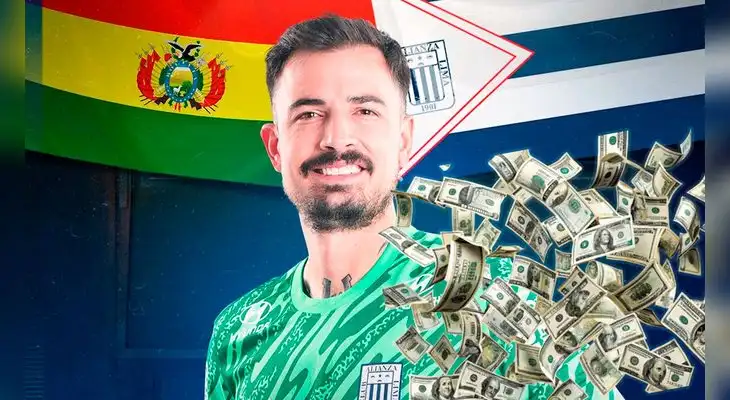 Guillermo Viscarra, arquero de Bolivia, es el portero titular de Alianza Lima. Foto: Alianza Lima