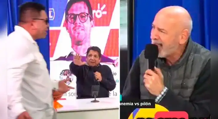Silvio Valencia protagonizó una acalorada discusión con Gustavo Barrenechea en programa en vivo. Foto: captura/Erick & Gonzalo Silvio Valencia protagonizó una acalorada discusión con Gustavo Barrenechea en programa en vivo. Foto: captura/Erick & Gonzalo
