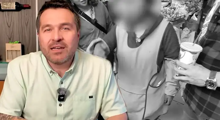 Giacomo Bocchio narró el mal momento que pasó por una verdedora del mercado San Camilo.