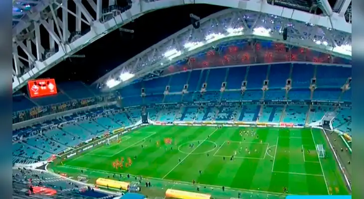 La selección peruana jugará en un estadio prácticamente vacío ante Chile. Foto: captura/América TV