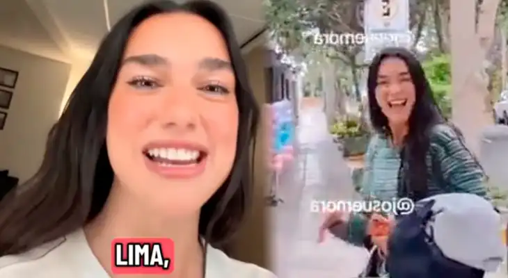Dua Lipa llega Perú: La cantante británica fue captada por primera vez en Lima Dua Lipa llega Perú: La cantante británica fue captada por primera vez en Lima