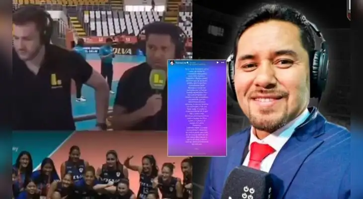 Fernando Egúsquiza se pronunció en sus redes sociales tras insultar a las jugadoras de vóley. Foto: composición EP/Latina Deportes Fernando Egúsquiza se pronunció en sus redes sociales tras insultar a las jugadoras de vóley. Foto: composición EP/Latina Deportes