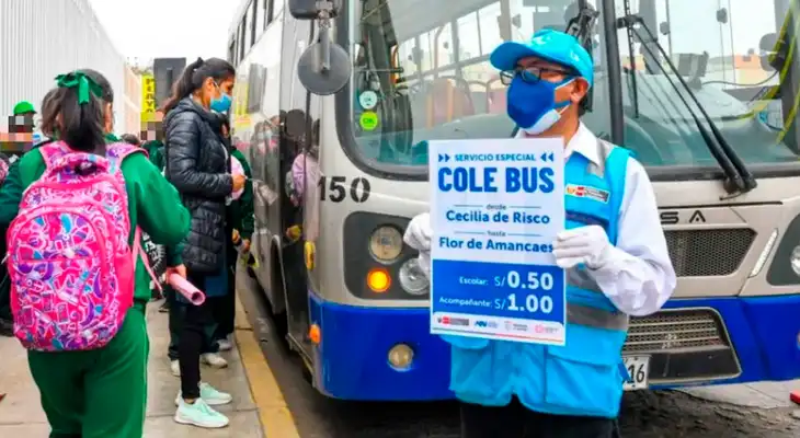 Confirmado | “Cole Bus” VUELVE este 16 de marzo: ATU habilita buses especiales para escolares de estos colegios