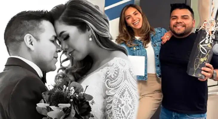 Isabel Acevedo celebra buena noticia.
