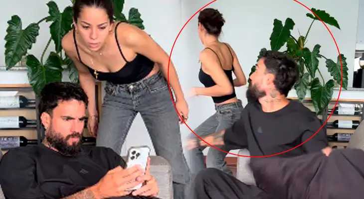 Gino Assereto y su hija graban peculiar video.