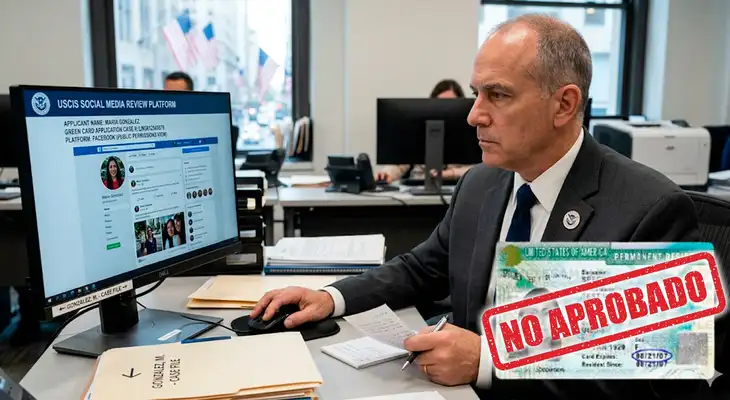 Gobierno de EE.UU. revisará las redes sociales de los que soliciten la Green Card. Gobierno de EE.UU. revisará las redes sociales de los que soliciten la Green Card.