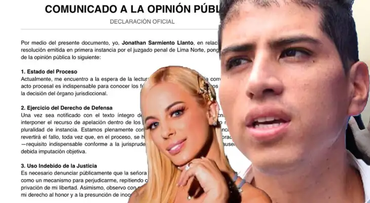 John Kelvin lanza INDIGNANTE comunicado sobre Dalia Durán tras sentencia por nueva agresión: "Uso indebido de la justicia" John Kelvin lanza INDIGNANTE comunicado sobre Dalia Durán tras sentencia por nueva agresión: "Uso indebido de la justicia"