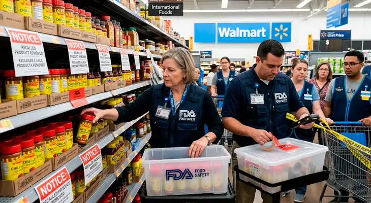 FDA solicitó retirar popular condimento en un Walmart.