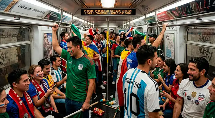 Estas son las 4 líneas del Metro de Nueva York que cambiarán por el Mundial de fútbol 2026.