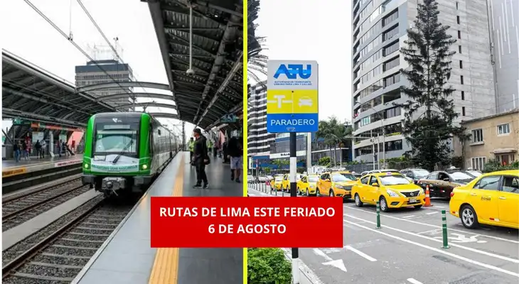 Feriado 6 de agosto: ATU cambia horarios del Metropolitano, Metro y corredores.