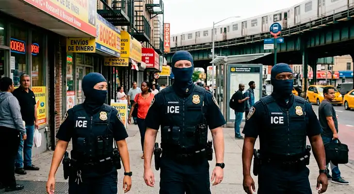 Nueva York permitirá que agentes del ICE si puedan CUBRIRSE EL ROSTRO.