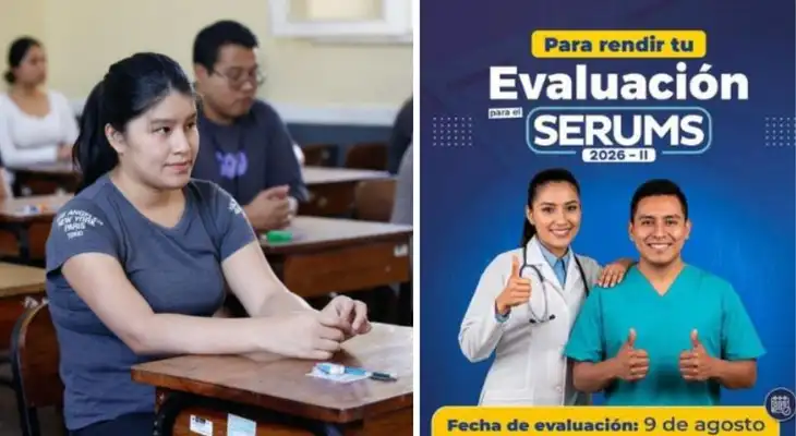 Serums 2026-II: ¿Qué debes tener en cuenta para la evaluación que se realizará este domingo 9 de agosto? Serums 2026-II: ¿Qué debes tener en cuenta para la evaluación que se realizará este domingo 9 de agosto?