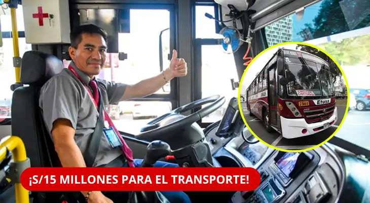 MTC desembolsa más de S/15 millones para el transporte de Lima y Callao. MTC desembolsa más de S/15 millones para el transporte de Lima y Callao.