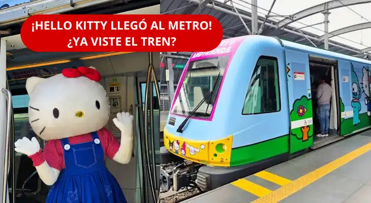 Hello Kitty en el Metro de Lima: cómo encontrar el tren temático y cuándo se venderán las tarjetas coleccionables.