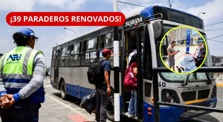 Corredor Azul: estos son los 39 paraderos renovados en el Rímac por la ATU. Corredor Azul: estos son los 39 paraderos renovados en el Rímac por la ATU.