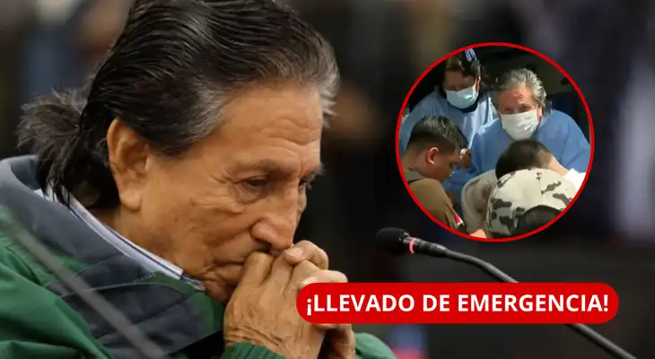 Alejandro Toledo es trasladado de emergencia a hospital de Ate por complicaciones de salud. Alejandro Toledo es trasladado de emergencia a hospital de Ate por complicaciones de salud.